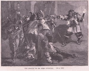 The Assault on Sir John Coventry by Walter Stanley Paget